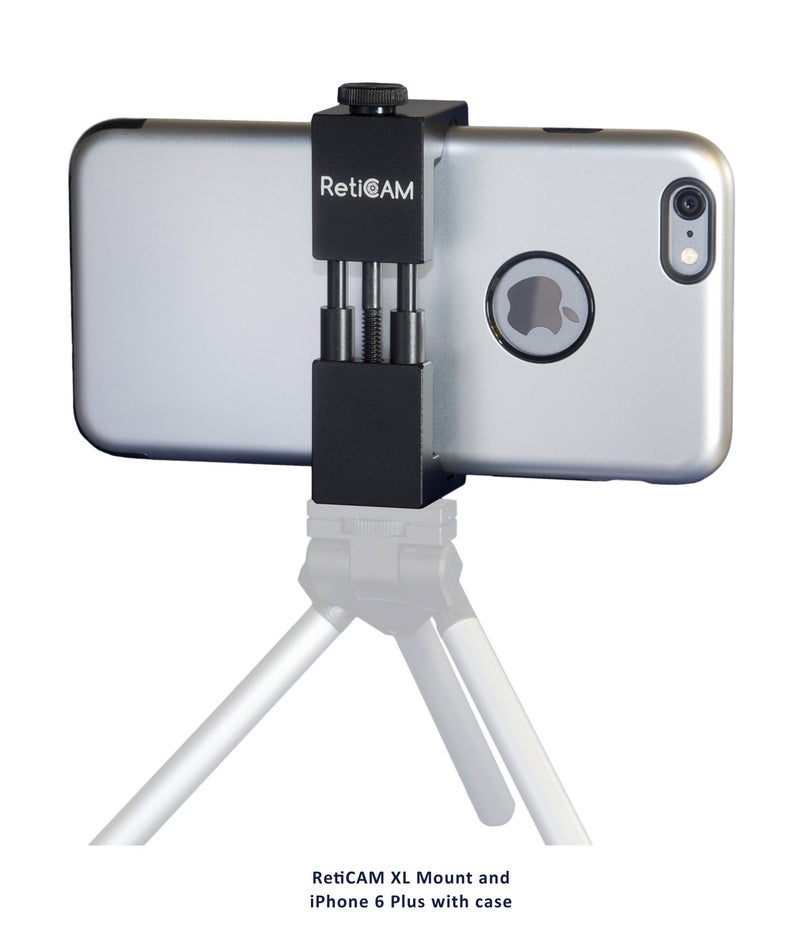 RETICAMÂ® Smartphone Tripod Mount with Hand Grip - All Metal Heavy-Duty Hand Held Stabilizer and Tripod Mount for Smart Phones and Cameras - HG30, Aluminum, Red - Image 4